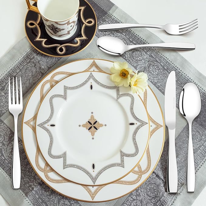 Ggbin 40-Piece Stainless Steel Flatware Set, Service for 8