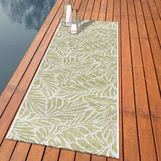 Keen Home Design Terrace Outdoor Runner Rug - 2x8 Washable Indoor/Outdoor Rug for Patio, Kitchen, Balcony, Beach, Garden, Deck and Porch, Size: 2'2"x7'7"