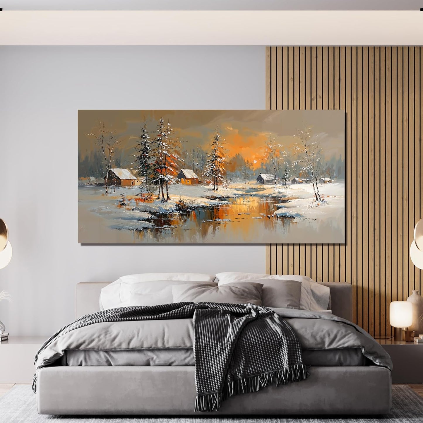 Canvas Wall Art Decor Modern Wall Art Pictures for Living Room Nature Coastal Wall Art Prints Large Landscape Wall Art Decorations Artwork for Walls Canvas Art Wall Decor Home Office Decor 24" X 48"