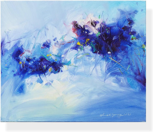 Gloliv Canvas Wall Art – Abstract Wall Decor Painting, Artist-Authorized Reproduction Canvas Prints, Modern Wall Art Decor for Living Room, Bedroom, or Office 14"x11"