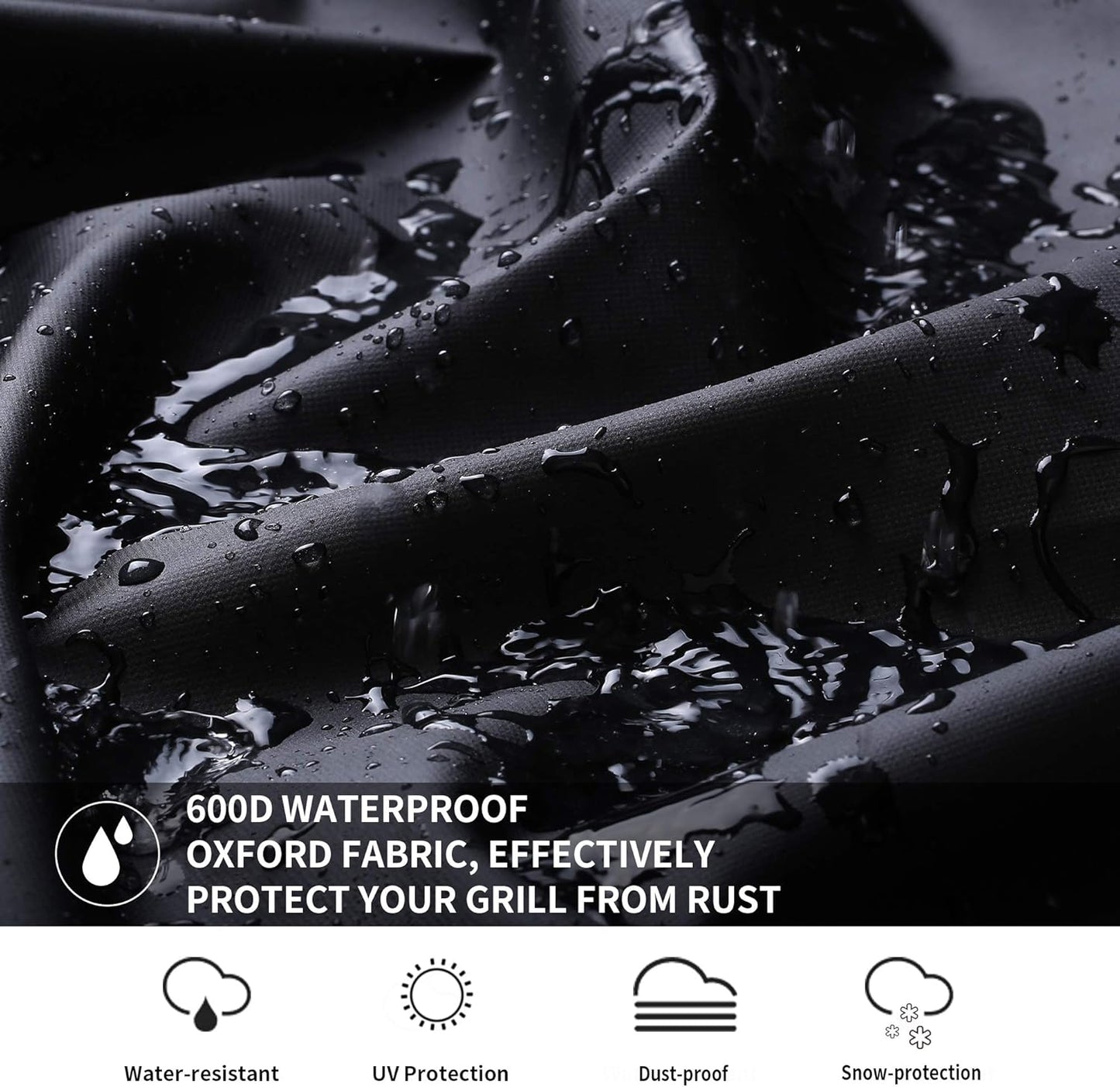 SUPJOYES Grill Cover for Traeger Pro 22 & 575 Series, Wood Pellet Smoker Cover for Traeger, Heavy Duty Waterproof BBQ Accessories with Special Zipper Design