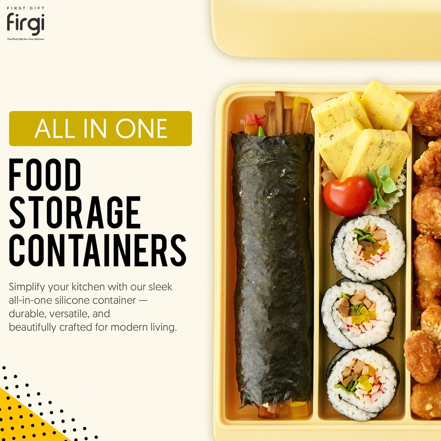 Silicone Food Storage Containers with Airtight Lids, 26.4oz Dual-Seal Leakproof Silicone Freezer Molds for Baby Food, Snacks, Cutlery & More - BPA Free, Stackable, Microwave, & Dishwasher Safe, Brown