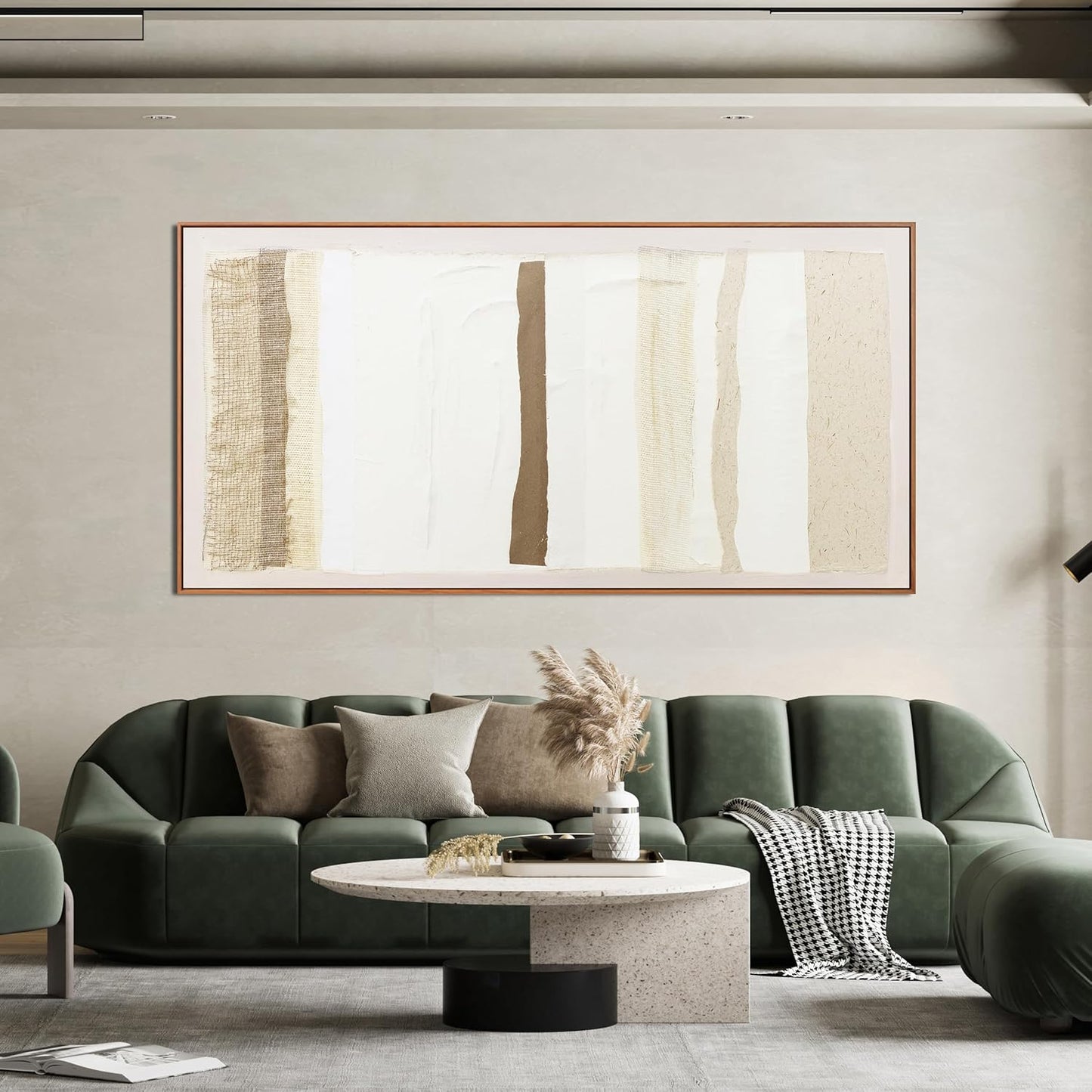 Abstract Canvas Wall Art Decor Wall Art Pictures for Living Room Large Framed Wall Art Prints Modern Boho Wall Art Decorations Canvas Art Wall Decor 29" X 58" Artwork for Walls Bedroom Office Decor