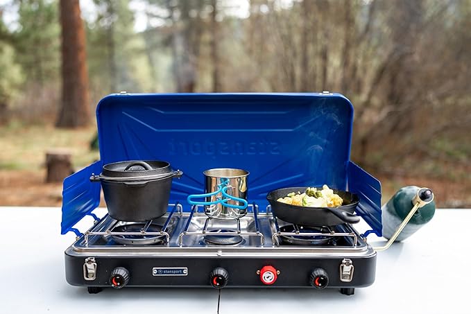 Stansport Pre-Seasoned Cast Iron Dutch Oven