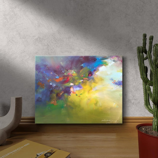 Gloliv Canvas Wall Art for Living Room – Abstract Wall Decor Painting, Artist-Authorized Reproduction Print – Modern Canvas Prints for Office, Bedroom, Bathroom & Kitchen Home Decor 10"x8"