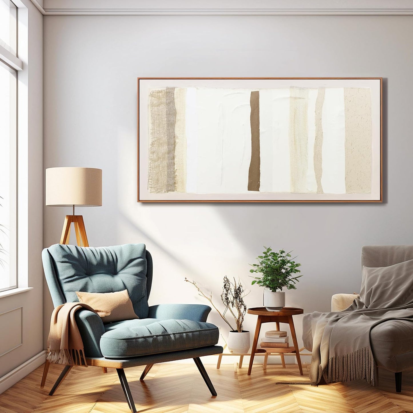 Canvas Wall Art Prints Large Wall Art Pictures for Living Room Abstrcat Canvas Art Wall Decor Framed Minimalist Boho Wall Art Decor Abstrcat Art Artwork for Walls Office Home Decor 24" X 48"