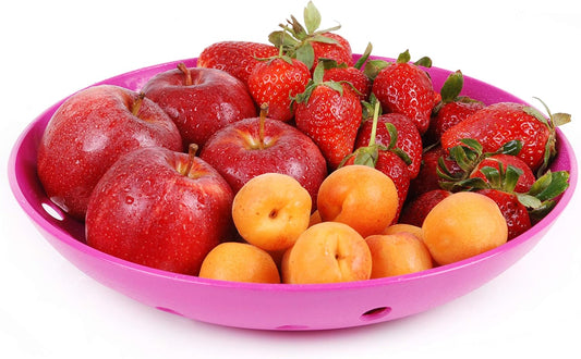 Mintra Home Curly Collection (Fruit Tray 1pk, Fuchsia)