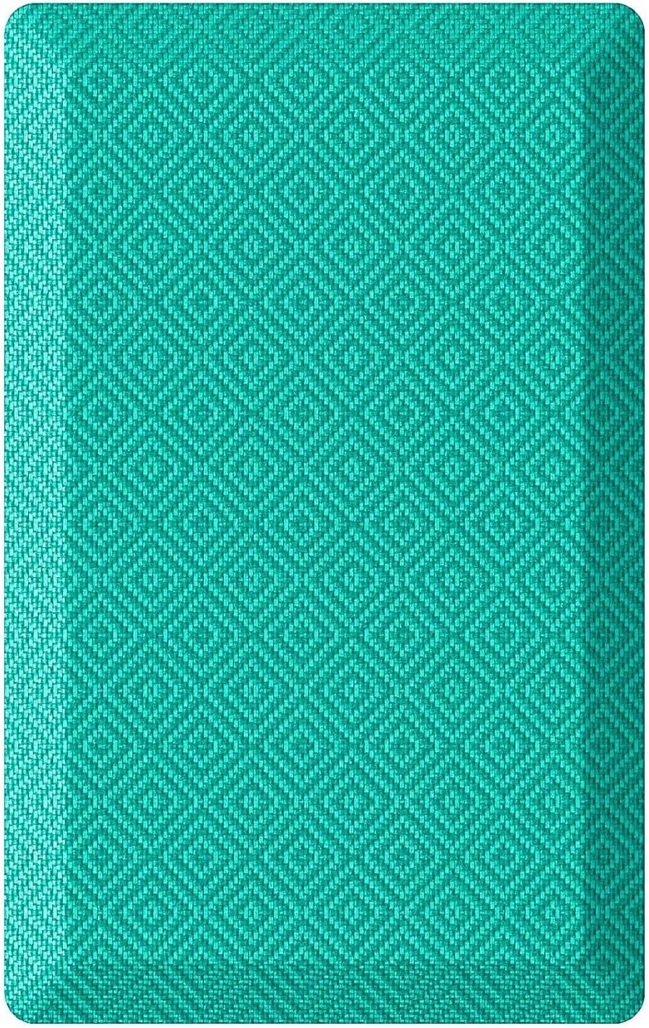 Ophanie Kitchen Mats for Floor, 3/4 Inch Thick Kitchen Rugs, 20''x32'' Anti Fatigue Standing Cushioned Mat, Waterproof,Comfort Ergonomic Mat for Office, Home, Sink, Teal Non-Slip Bottom