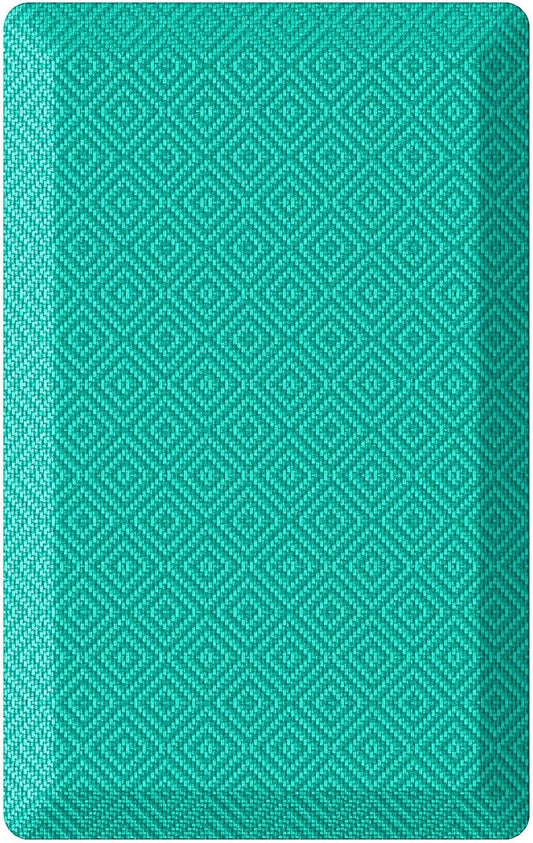 Ophanie Kitchen Mats for Floor, 3/4 Inch Thick Kitchen Rugs, 20''x32'' Anti Fatigue Standing Cushioned Mat, Waterproof,Comfort Ergonomic Mat for Office, Home, Sink, Teal Non-Slip Bottom