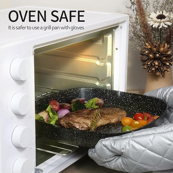 23pcs Ceramic Pots and Pans Set, Nonstick Detachable Handle Cookware, Induction Kitchen Cooking Set with Removable Handle,include Frying Pans & Saucepans Oven Safe (Black)