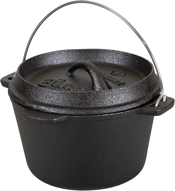 Stansport Pre-Seasoned Cast Iron Dutch Oven