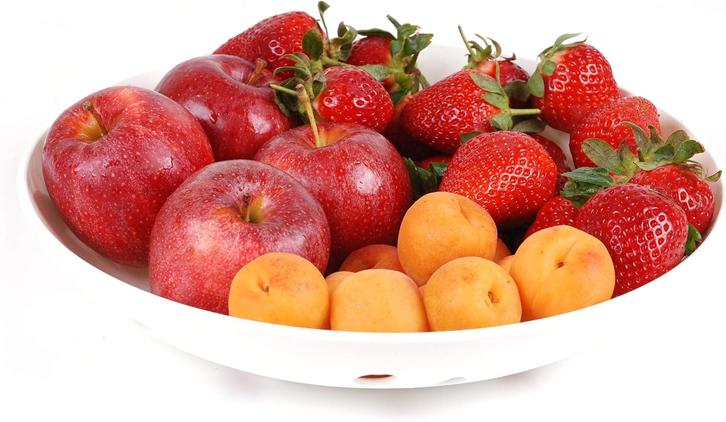 Mintra Home Curly Collection (Fruit Tray 1pk, White)