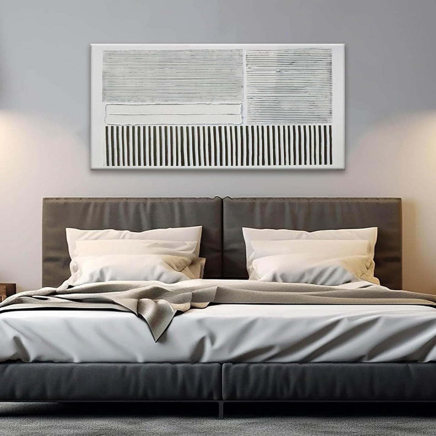 Canvas Wall Art Decor Modern Canvas Wall Art For Living Room Abstract Art Black and White Wall Art Decor Abstract Wall Art Prints Canvans Art Work For Bedroom Office Kitchen Wall Decor 20" x 40"