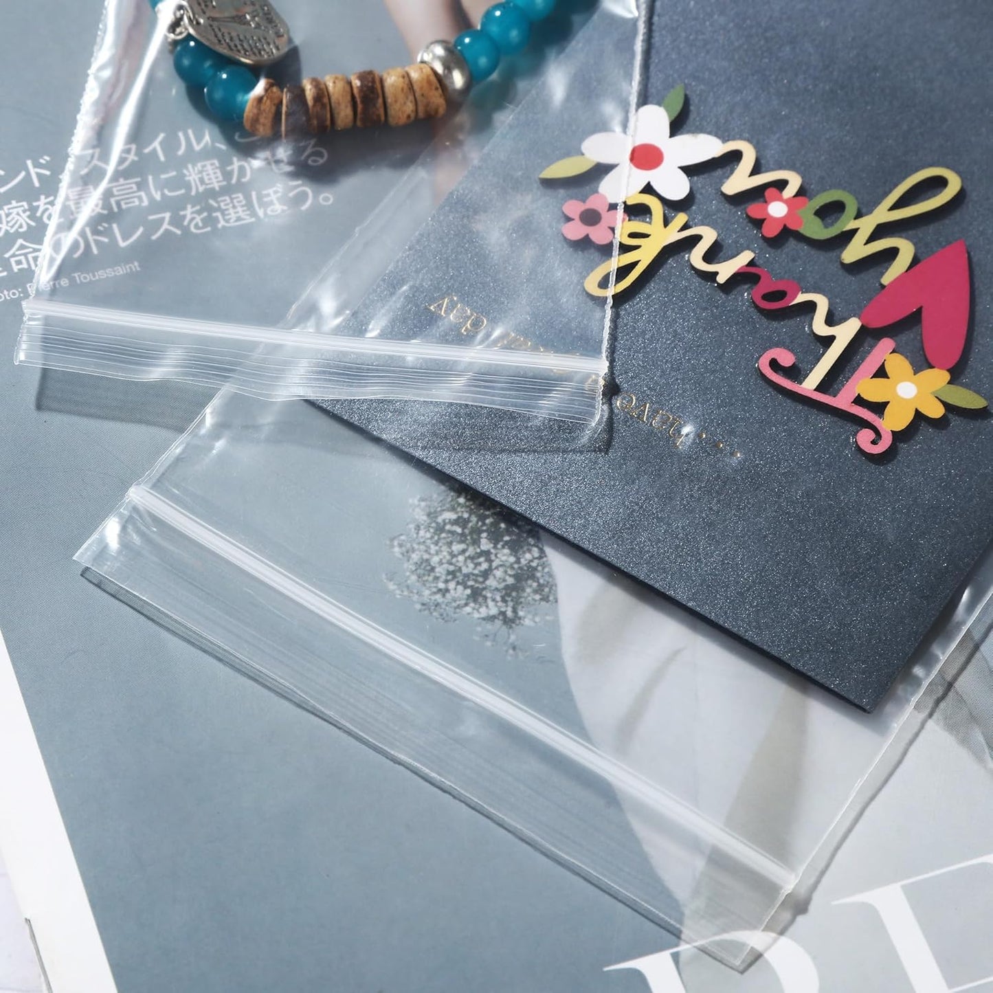 iMailer - 1000 Count - 13" x 15" Clear Reclosable Zip Plastic Poly Bags - 2 Gallon Zip Bags for Clothing, T-Shirts, Pants