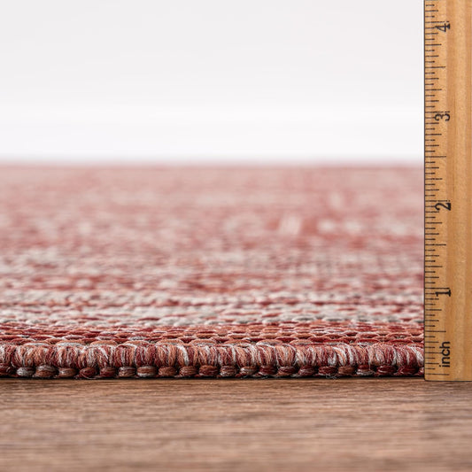 Keen Home Design Terrace Outdoor Runner Rug - 2x10 Washable Indoor/Outdoor Rug for Patio, Kitchen, Balcony, Beach, Garden, Deck and Porch, Size: 2'2"x9'11"