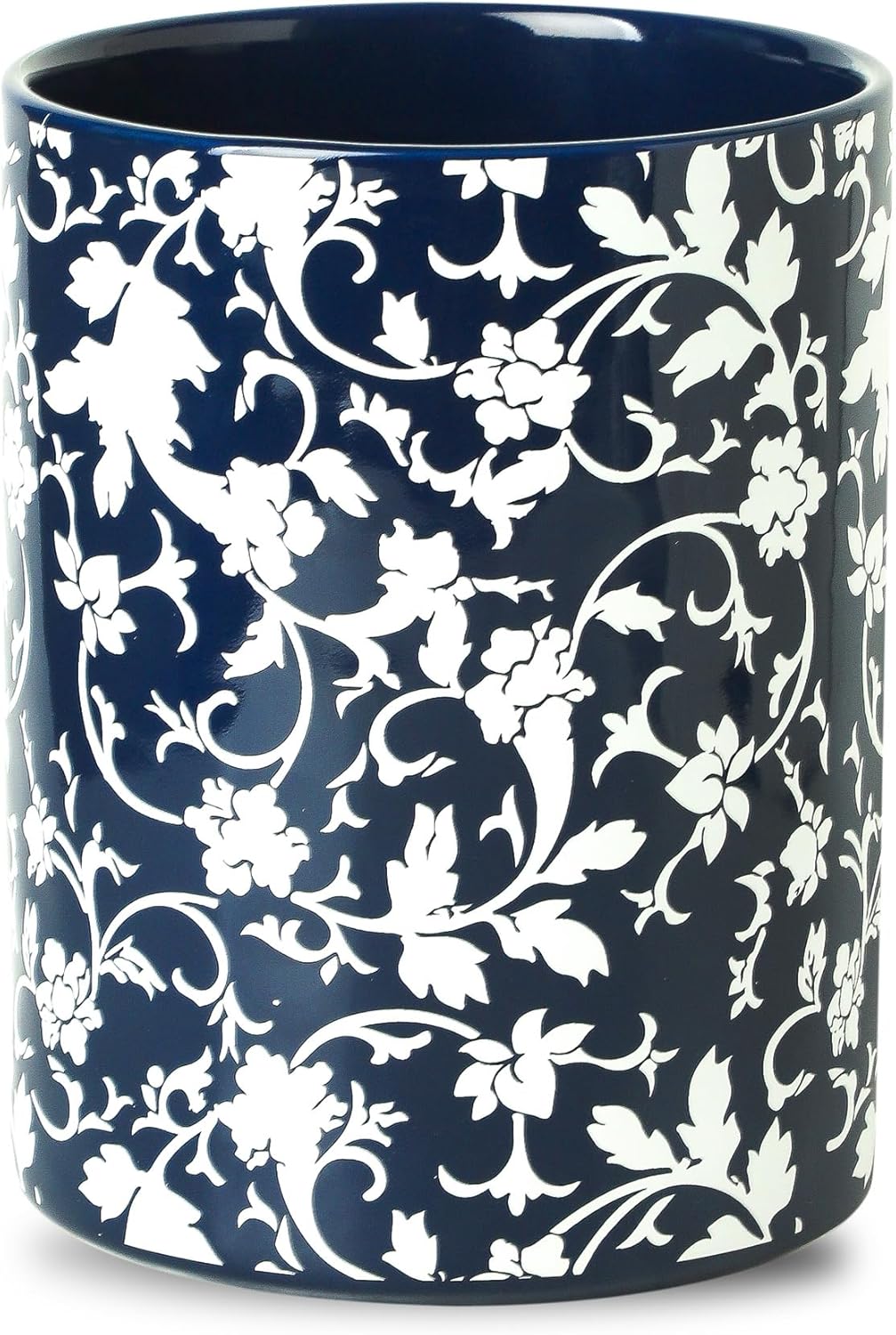 kitchen tool holder,kitchen spatula holder-extra large utensil holder,utensil holder ceramic apartment essentials（7.2in×6.2in）