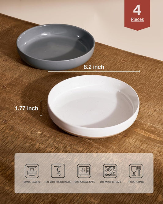 famiware Milkyway 33 oz Bowl Set, Pasta Bowls Set of 4, Salad Bowls Perfect for Your Friend for Housewarming, Thanksgiving, Christmas, Multicolor