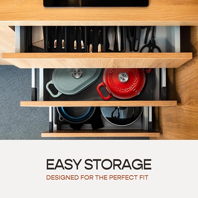 Enameled Cast Iron Dutch Oven for Sourdough Bread Baking | 6 Quart Pot with Lid | 10 Inch Ceramic Enamel Thick Coated Cookware Set with Non Stick Silicone Baking Mat for Cooking | 6 Qt | Red