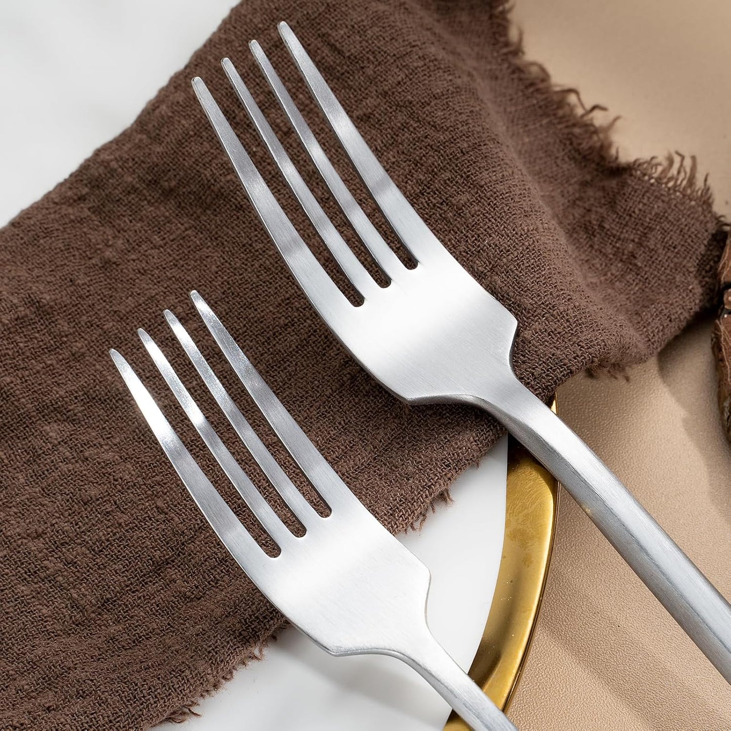 Silverware Set with Steak Knives,Zerophilo Flatware Set with Hexagon Handle 24 Pieces 18/0 Stainless Steel Cutlery Set for 4,Dishwasher Safe