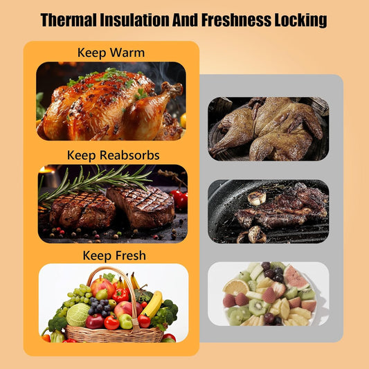 BBQ Blanket for Resting Meat,BBQ Meat Blanket for Turkey/Steak/Brisket/Pork Shoulder,21in Wide Mouth Design Reusable Insulated Grilling Accessories for Traeger Weber Or Pellet Grill Enthusiasts