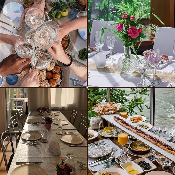 Pleafind 60-Pcs Silverware Set Service for 12, Premium Stainless Steel Flatware Set, Include Forks Spoons and Knives Set, Mirror Polished Cutlery Utensil Set for Home Restaurant, Dishwasher Safe