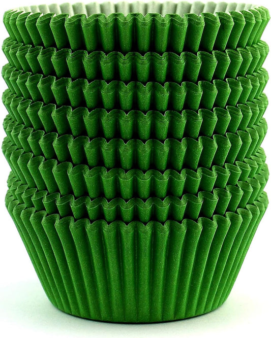 Eoonfirst Standard Size Baking Cups Christmas Day Party Cupcake Liners 200 Pcs (Green)