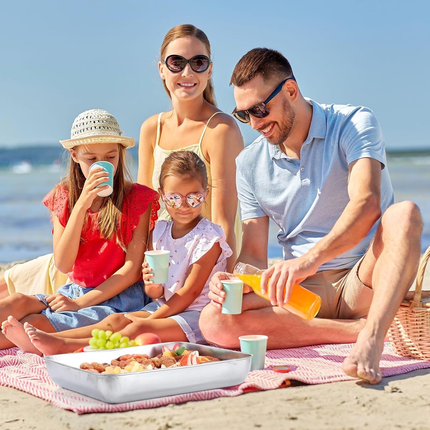 12 Pcs 129 oz Stainless Steel Food Storage Container with Lid Reusable Meal Prep Container Stackable Metal Storage Box Kitchen Tray for Meat Marinating Oven Freezer Leftovers Dishwasher Safe