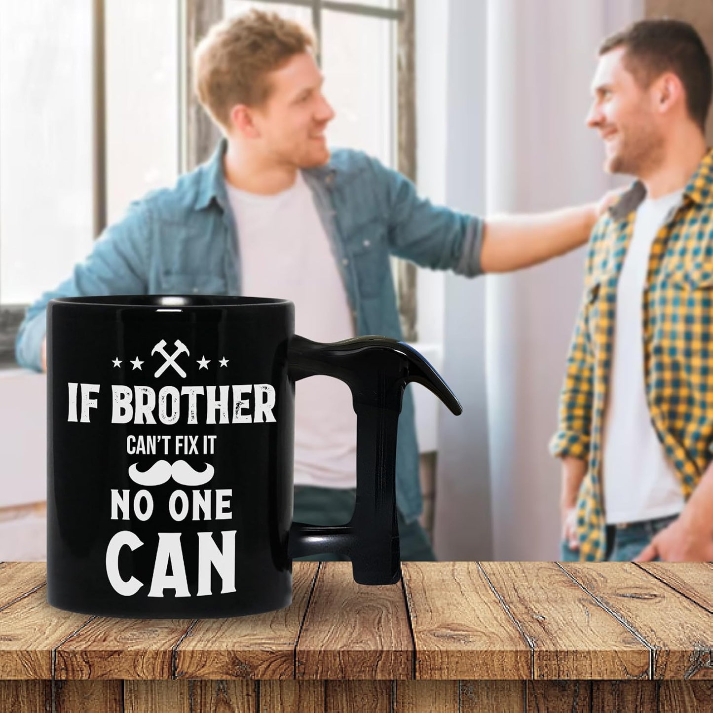 Brother Mug 11Oz- Brother Gifts From Sister - Fathers Day Birthday Chistmas Gift For Brother, Big Brother Gifts - Gifts For Brothers From Sisters - Brother Ceramic Mug