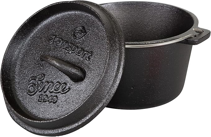 Stansport Pre-Seasoned Cast Iron Dutch Oven