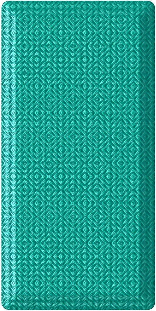 Ophanie Kitchen mats for Floor, 3/4 inch Thick, Kitchen Rugs, 20''x48'' Anti Fatigue Standing Cushioned Mat, Waterproof,Comfort Ergonomic mat for Office, Home, Sink, Teal Non-Slip Bottom