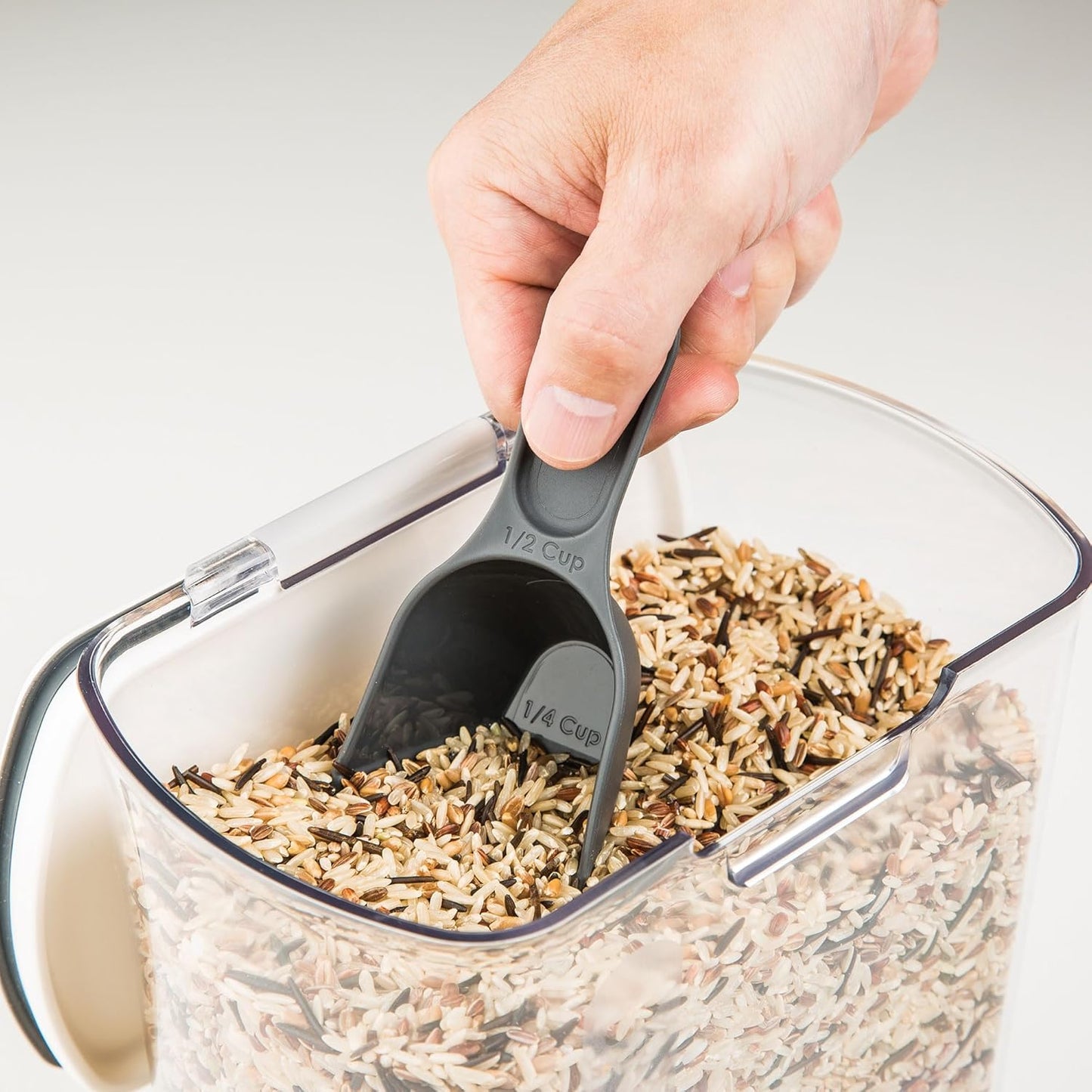 Progressive ProKeeper Baker's Airtight Kitchen Storage Canister Container Set for Flour, Sugar & More, Keeps Ingredients Fresh, with Accessories (Multicolor, 8- Piece)