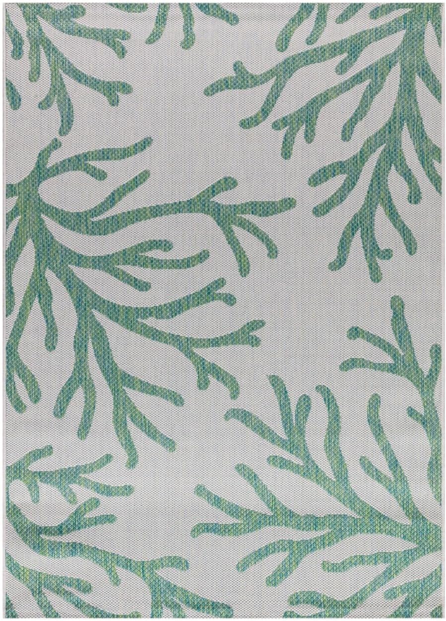 Keen Home Design Terrace Outdoor Throw Rug - 3x5 Washable Indoor/Outdoor Rug for Patio, Kitchen, Balcony, Beach, Garden, Deck and Porch, Size: 3'x5'