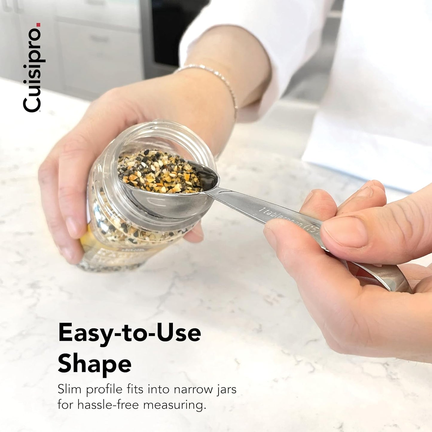 CUISIPRO Odd-Size Measuring Spoon SS 5pc Set