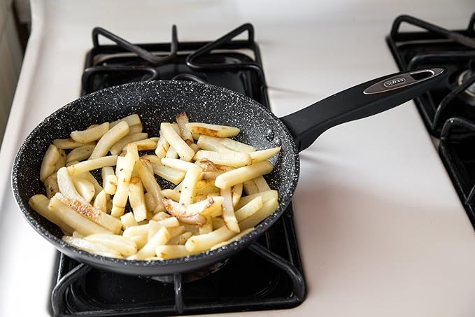 Zyliss Cook Ultimate Nonstick 2-Piece Fry Pan Value Set - Ceramic Frying Pan - Non-Stick & Induction Frying Pan - Dishwasher and Metal Utensil Safe Cooking Pan - 8 inches and 11 inches