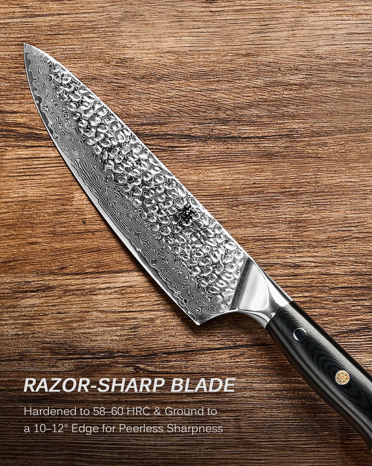 KYOKU Knife Set, 2pc Japanese Kitchen Knife Set for Cooking, 7" Boning 8" Chef Knife with Silver Ion Blade Sheath Gift Box, Professional Sharp Damascus Stainless Steel Knives for Meat Vegetable