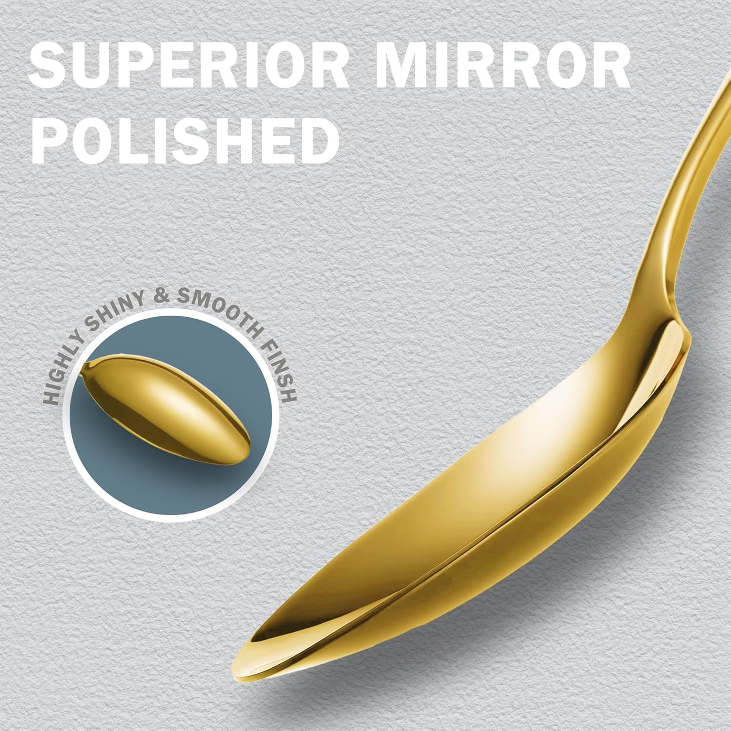 Runfly 20 Piece Hammered Gold Silverware Set, 18/10 Stainless Steel Flatware Set, Modern Kitchen Utensil Set Service for 4, Tableware Set, Cutlery Set Including Fork Spoon and Knife