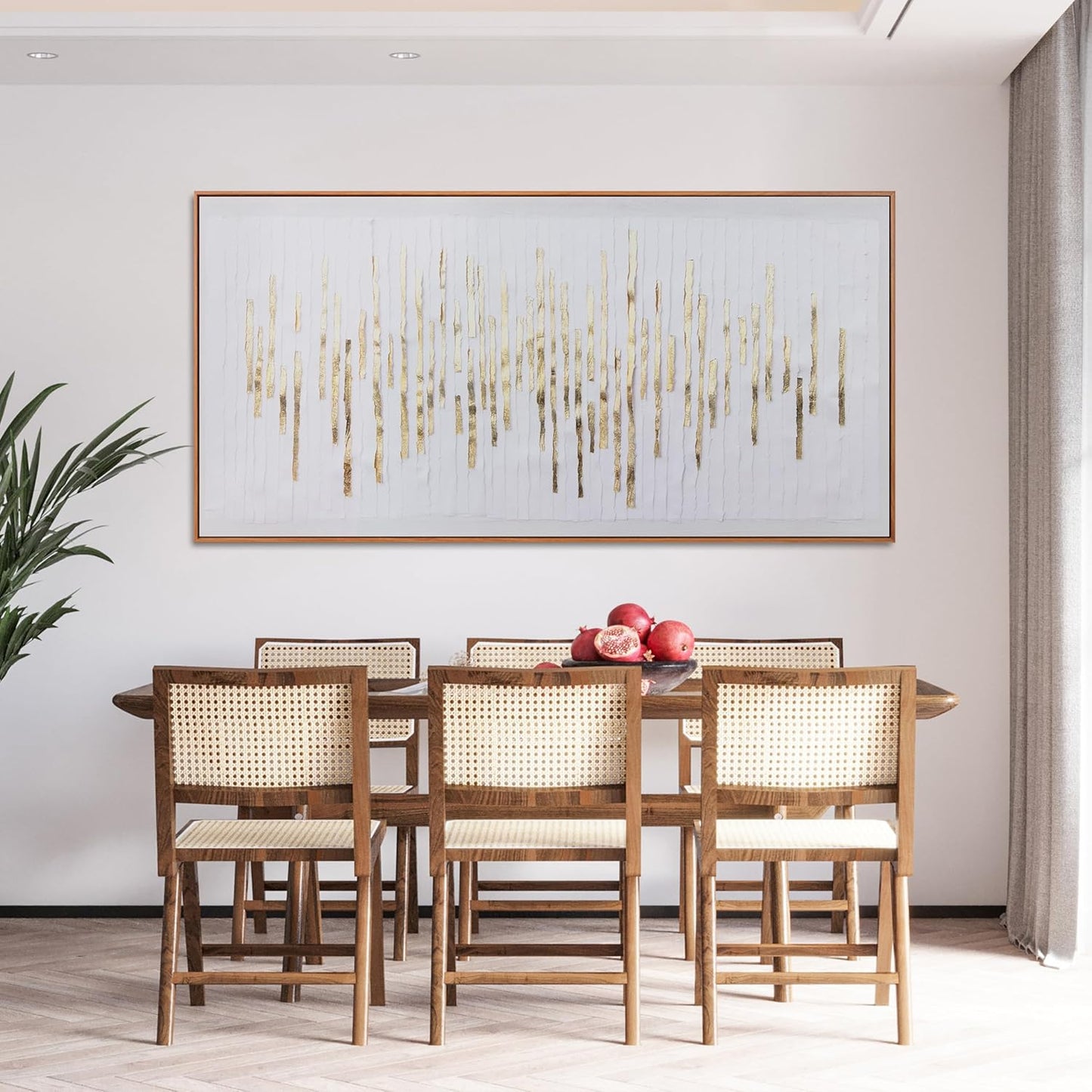 Canvas Wall Art Decor Abstract Canvas Art Wall Decor Large Wall Art for Living Rroom Modern Abstract Wall Art Prints White Gold Wall Art Decorations Artwork for Walls Bedroom Office Decor 29" x 58"