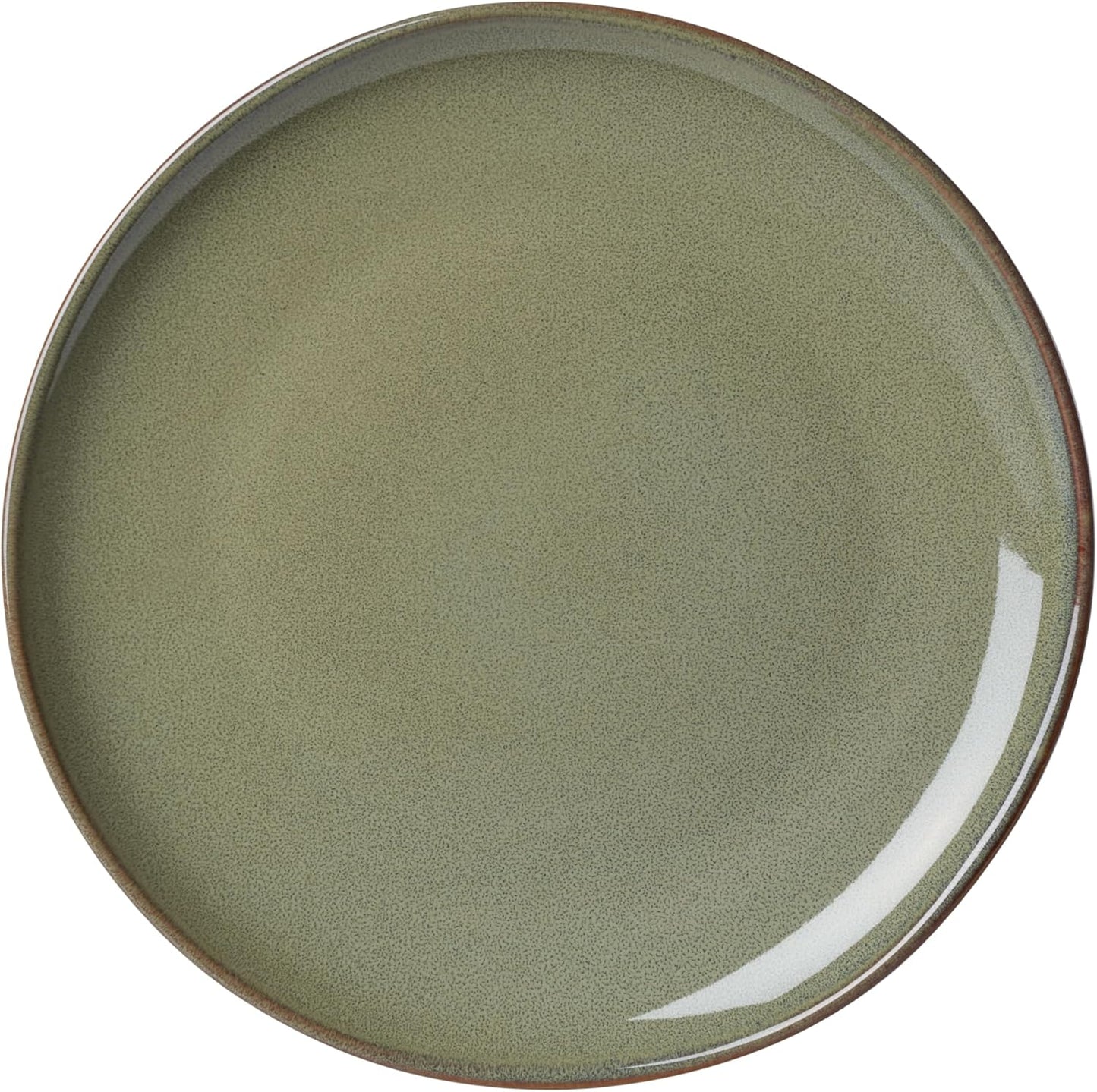 Oneida 897205 Organic Shades 12-Piece Dinnerware Set, Sage Green