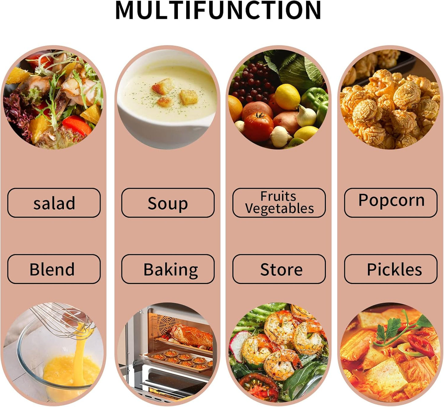 Hasense Ceramic Mixing Bowls Set for Kitchen, Handmade Serving Dishes for Entertaining, 2.1/1.0/0.5 Qt Deep Microwave Safe Nesting Bowls for Storage and Baking, Blue