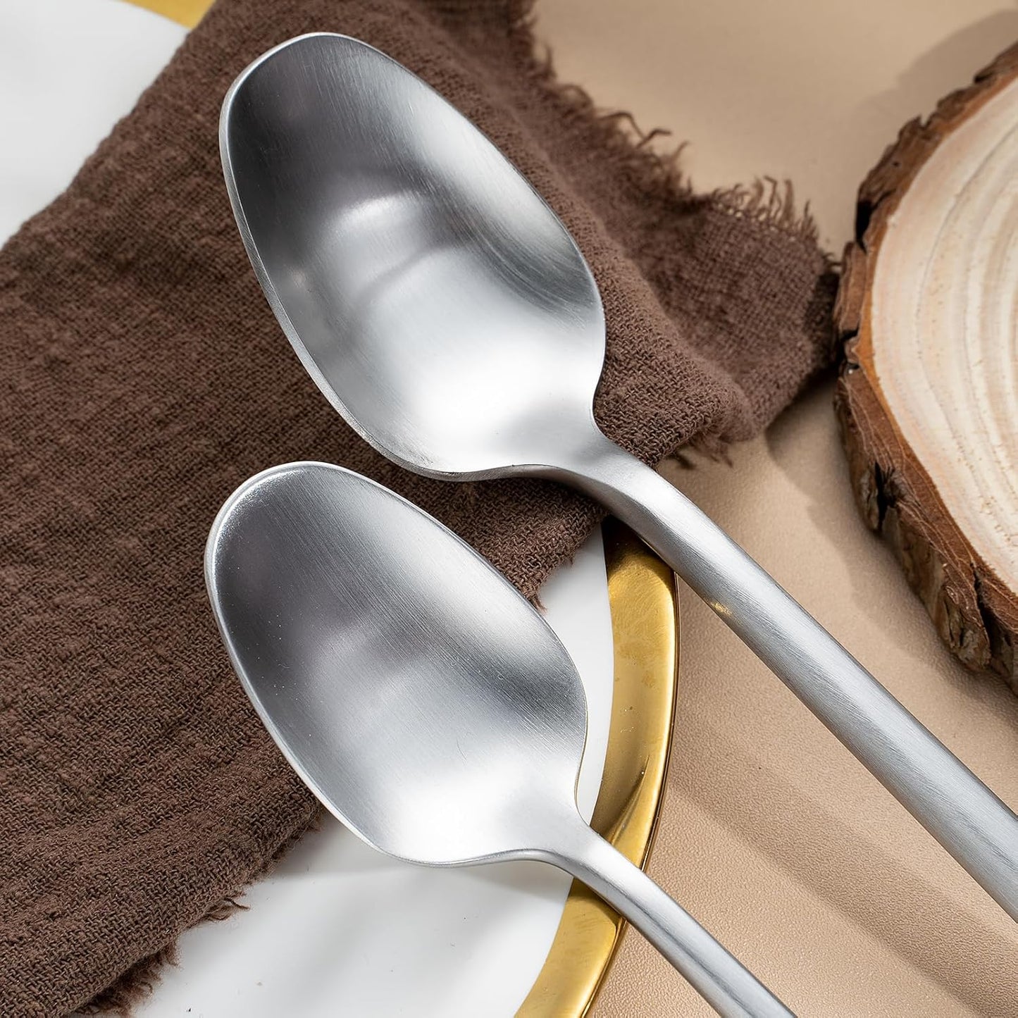 Silverware Set with Steak Knives,Zerophilo Flatware Set with Hexagon Handle 24 Pieces 18/0 Stainless Steel Cutlery Set for 4,Dishwasher Safe