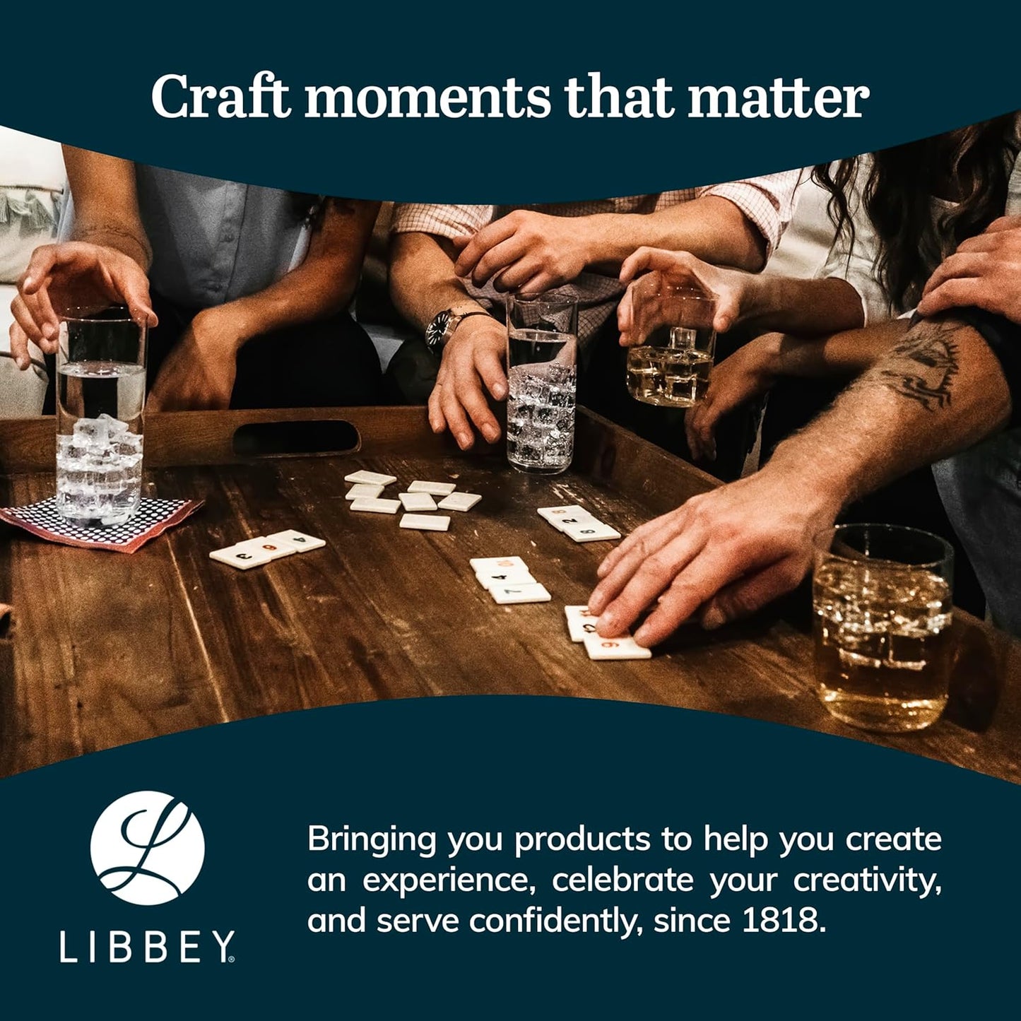 Libbey Flare Tumbler and Rocks Glasses Set, Stylish Lead-Free Drinking Glasses Set of 16, Versatile Dishwasher Safe Kitchen Glassware Set for Parties