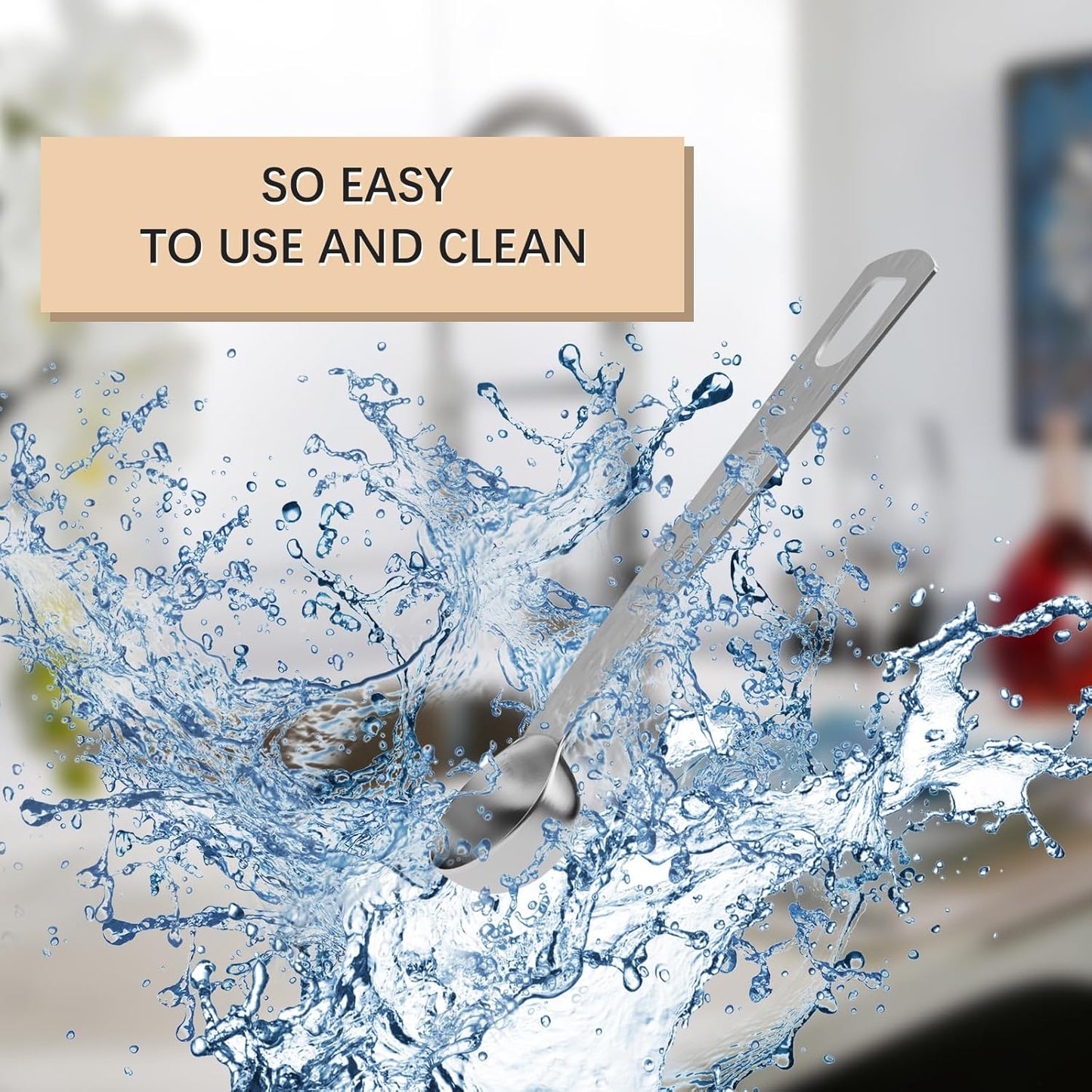 5PCS 1/2tsp (1/6tbsp, 2.5ml) Single Measuring Spoon, Stainless Steel Individual Teaspoons Only