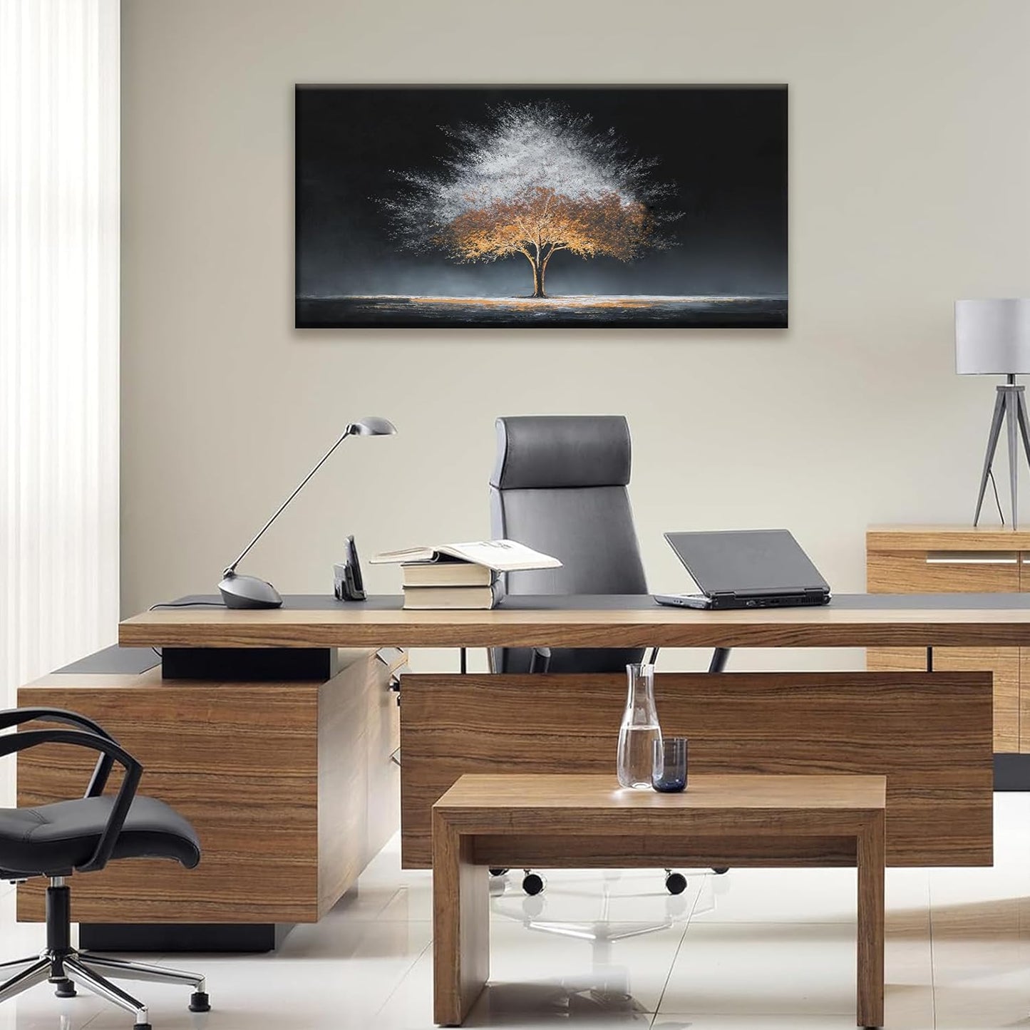 Burning Gray Tree Of Life Wall Art Canvas Art Wall Decor Modern Artwork Abstract Wall Art For Living Room Bedroom Apartment Kitchen Bathroom Office 20x40 Inch Canvas Prints