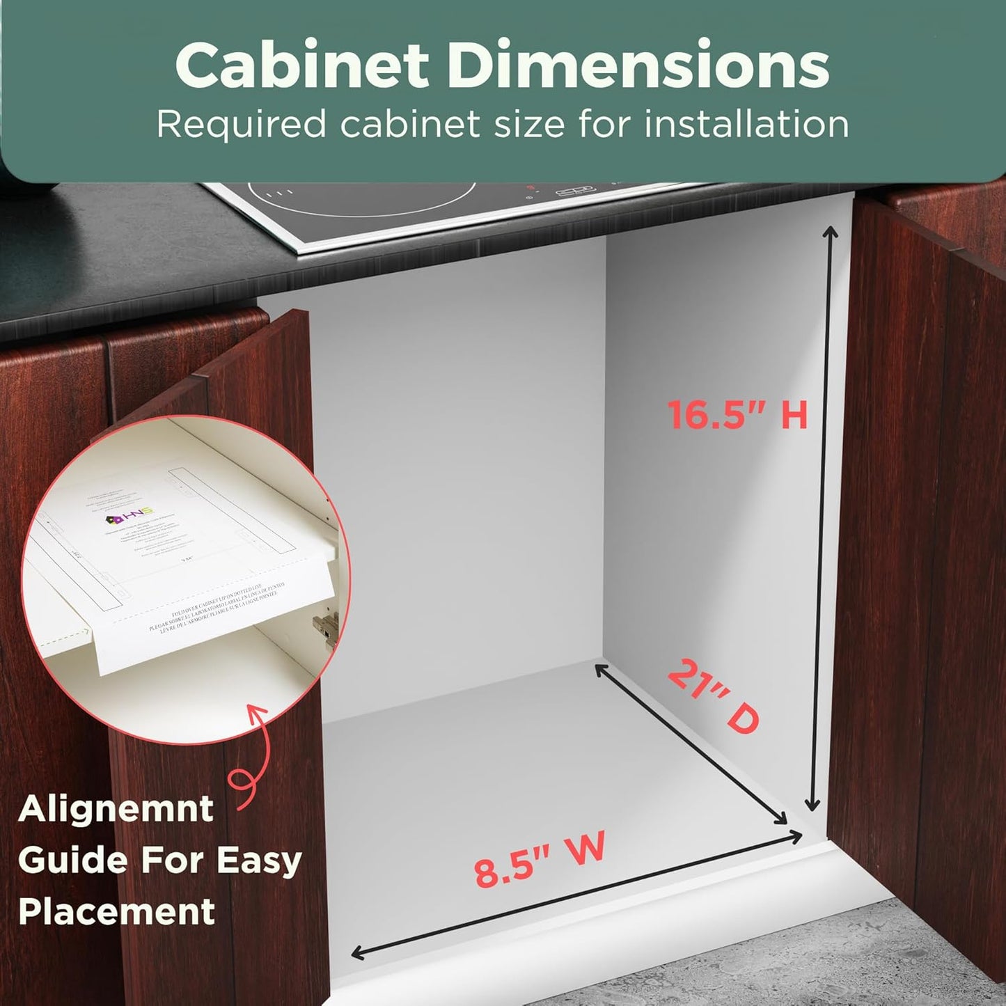 HOLDN’ STORAGE Two Tier Pull Out Cabinet Organizer, Individual Sliding Drawers - Heavy Duty Metal with Lifetime Limited Warranty - Anti Rust Chrome Finish - 8" W x 21”D x 16.5" H