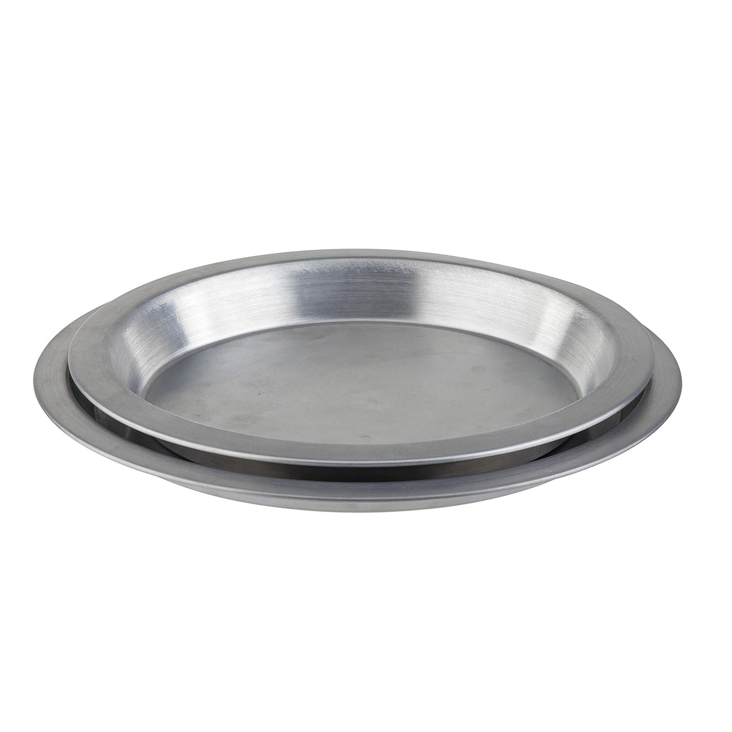 TableCraft 10548 Pie Pan, 10-1/8" Dia. x 3/4", Round, Stainless Steel