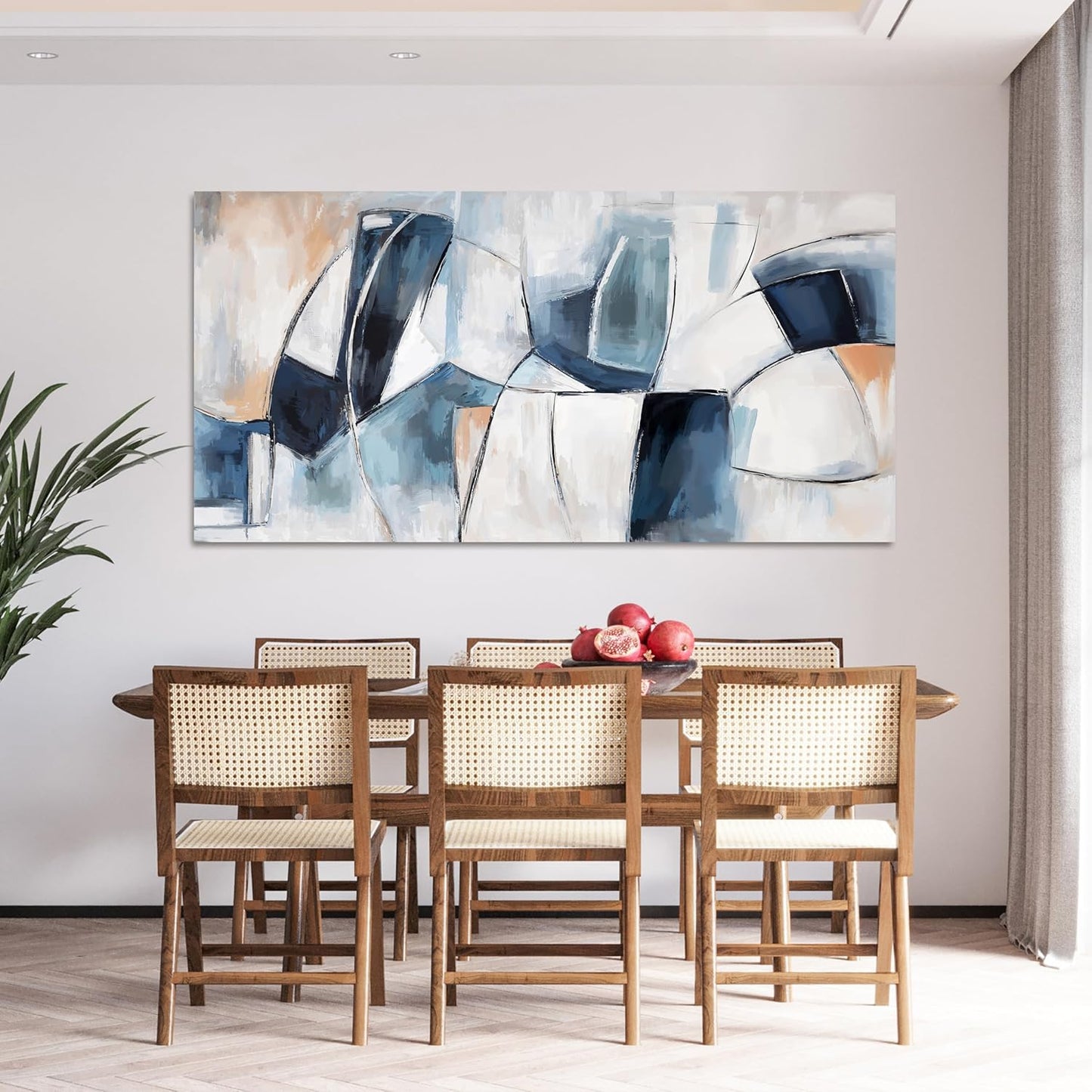 Abstract Canvas Wall Art Decor Modern Large Wall Art for Living Room Abstract Canvas Art Wall Decor Pictures Oversized Colorful Wall Art Prints Artwork for Walls Bedroom Office Home Decor 29"X58"