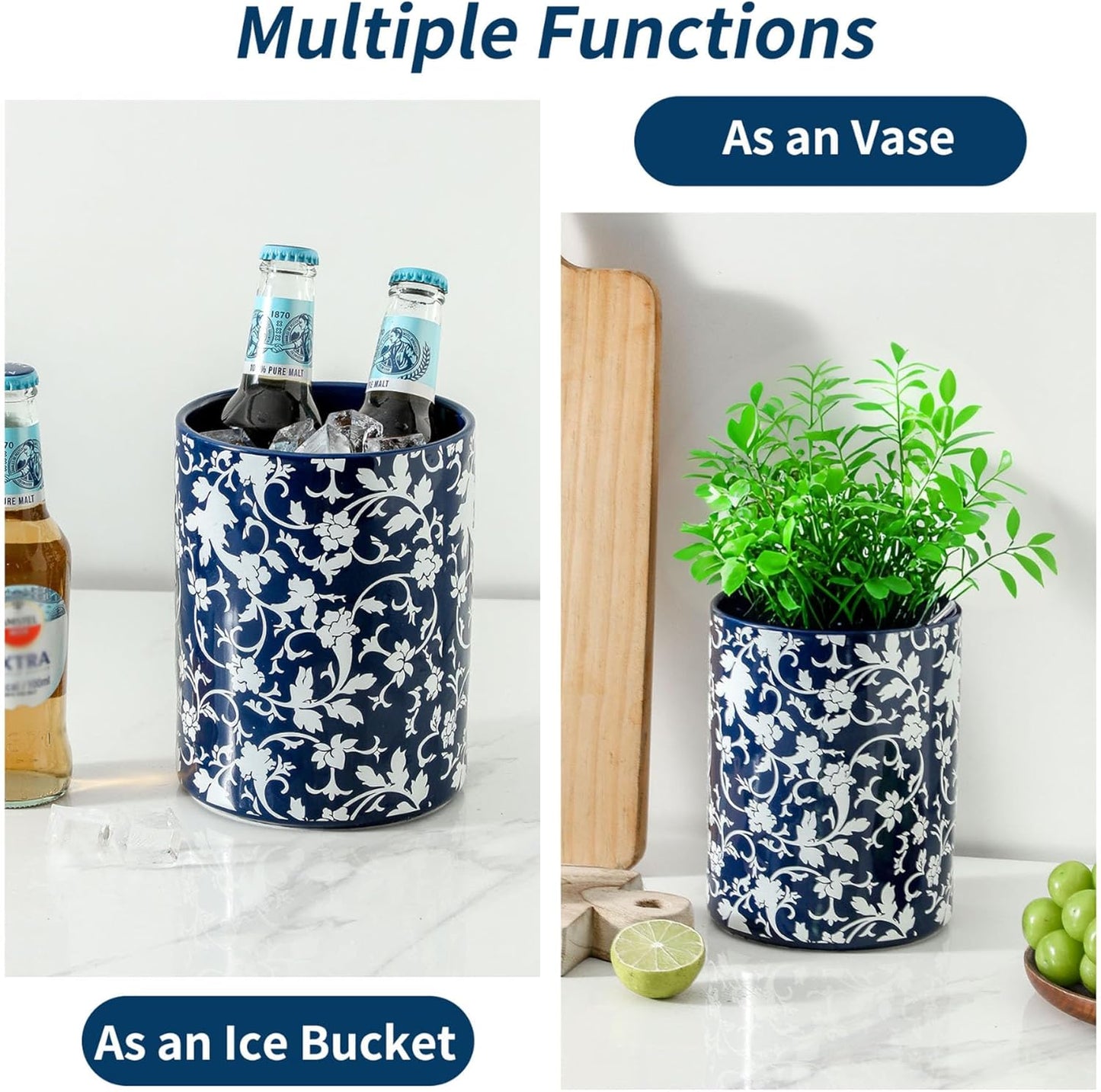 kitchen tool holder,kitchen spatula holder-extra large utensil holder,utensil holder ceramic apartment essentials（7.2in×6.2in）