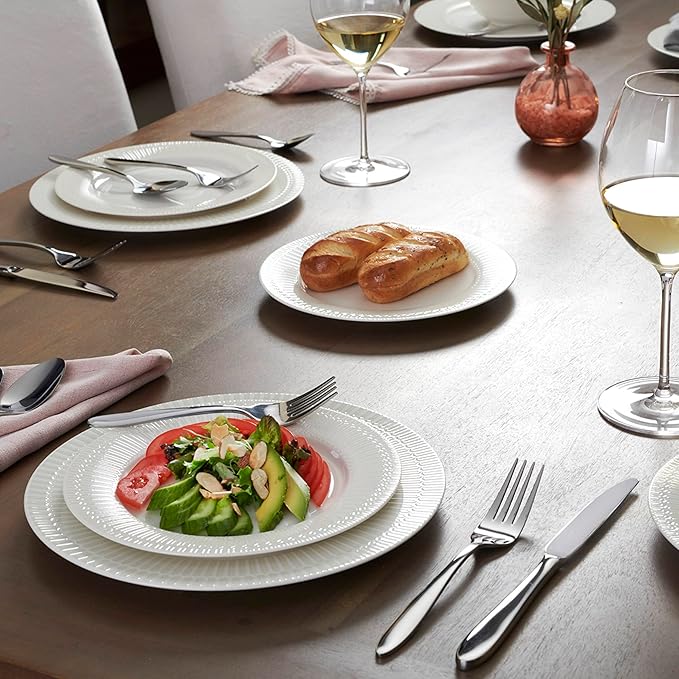 Oneida Mooncrest Dinner Forks, Set of 4 B336004A, Silver, Set of 4, Dinner Forks