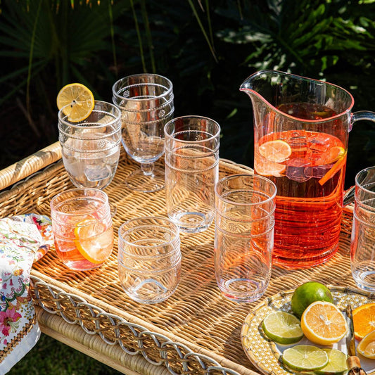 Juliska Isabella Acrylic Large Tumbler - Clear