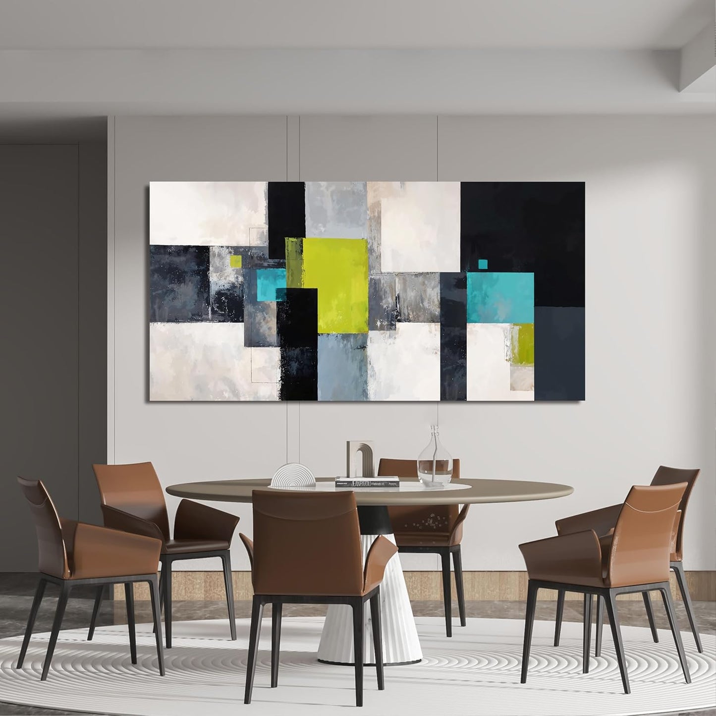 Large Canvas Wall Art Decor Wall Art Pictures for Living Room Black and White Oversized Wall Art Prints 29"X58" Abstract Canvas Art Wall Decor Artwork for Walls Modern Gray Wall Art Home Office Decor